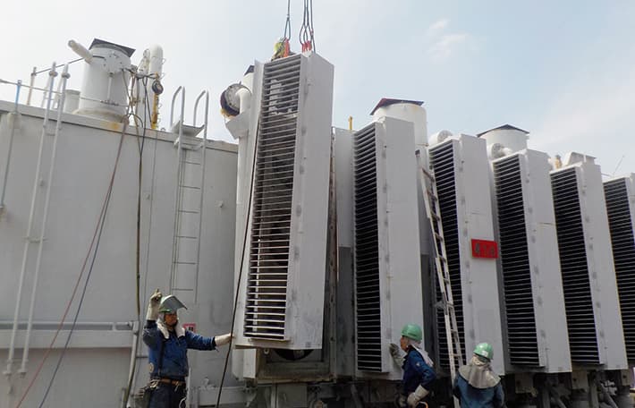 画像:施工風景02 施工開始