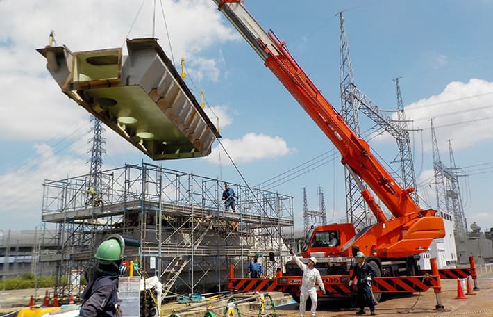 画像:施工風景03 施工開始