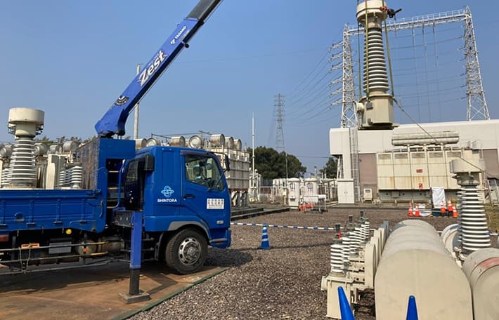 画像:施工風景02 施工開始