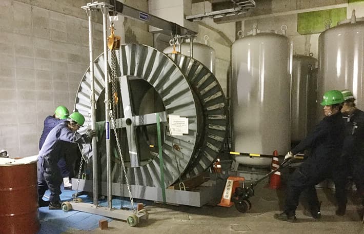 画像:施工風景01 施工前説明