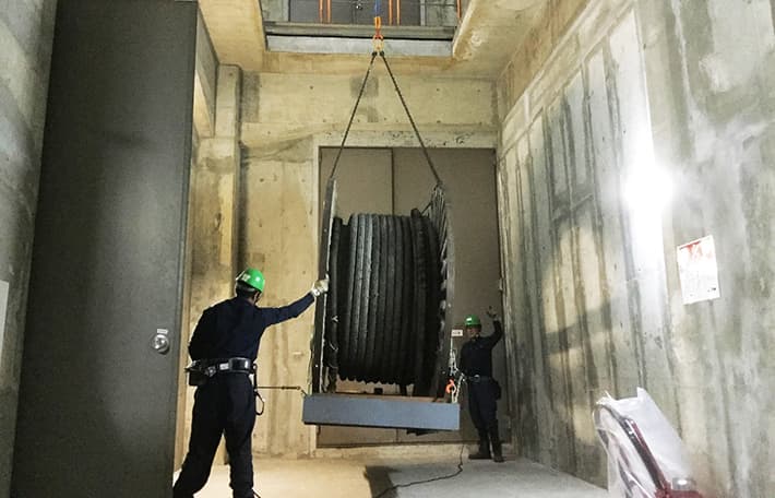 画像:施工風景02 施工開始