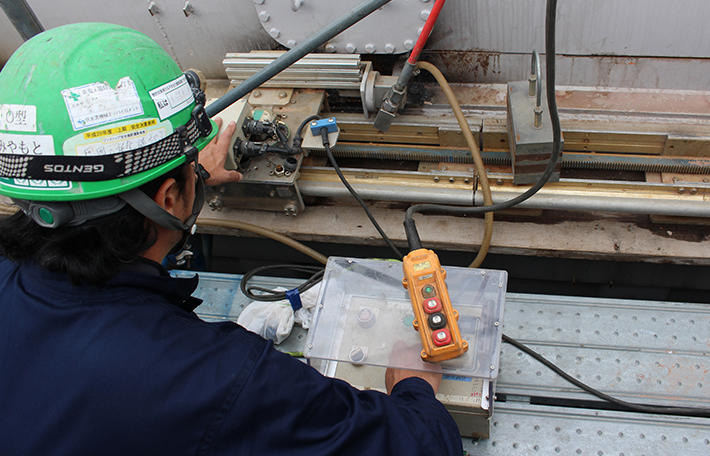 画像：施工風景02 施工開始