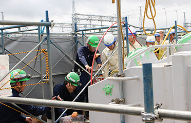画像：施工風景03 施工開始